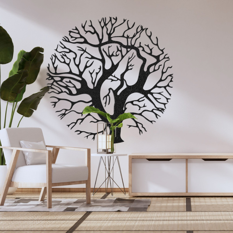 Wooden wall painting tree - TRES