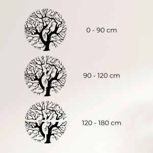 Wooden wall painting tree - TRES 2