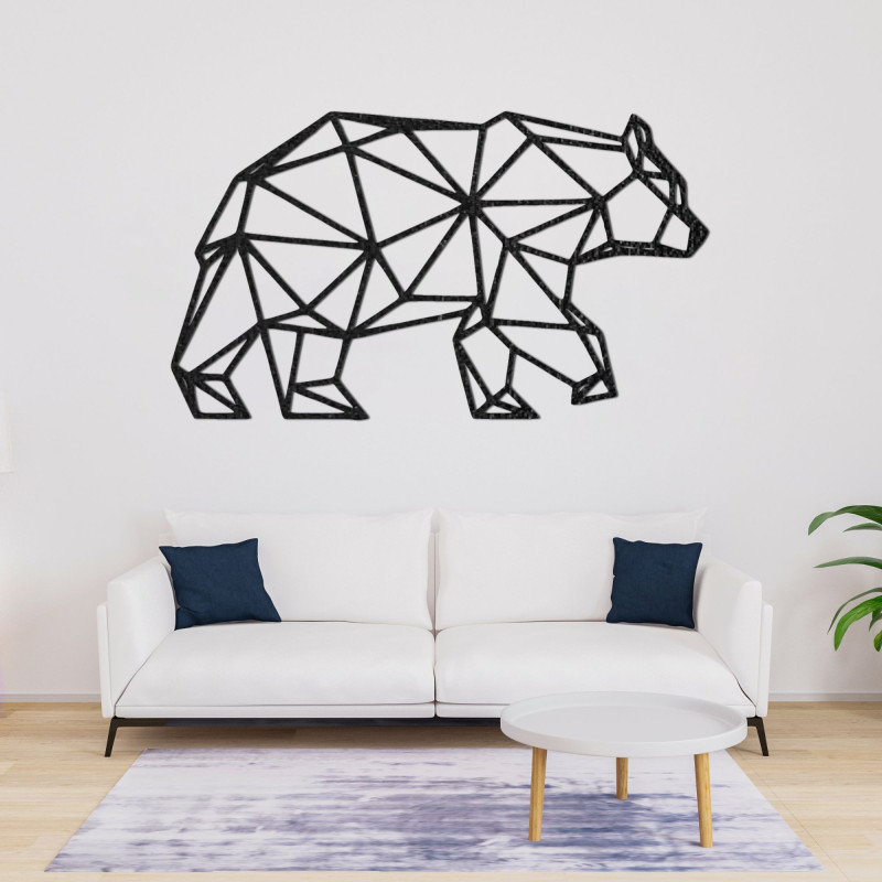 Carved wall decoration bear - ARCTOS