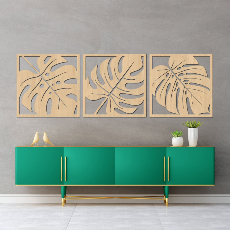 Natural wall decoration monstera - SELERE