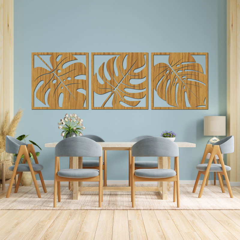 Natural wall decoration monstera - SELERE