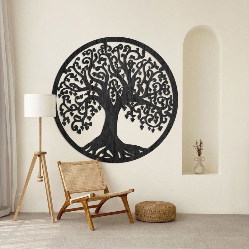 Wooden wall decoration tree of life - FLOREO