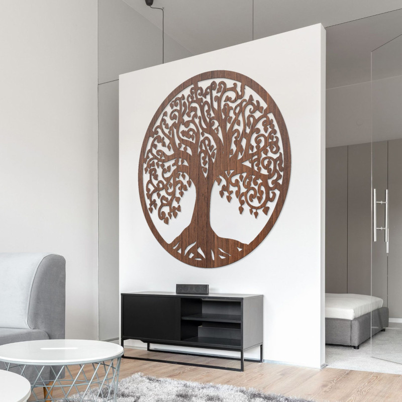 Carved wooden wall picture tree of life - ARBOR