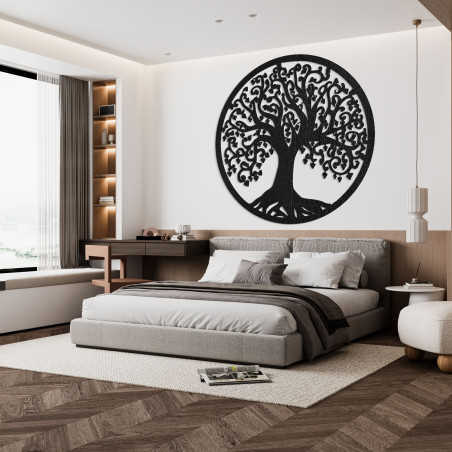 Carved wooden wall decor tree of life - ARBOR