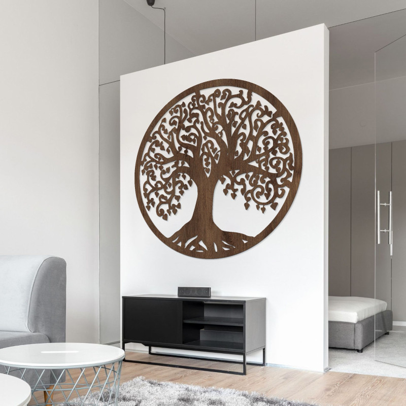 Carved wooden wall picture tree of life - ARBOR