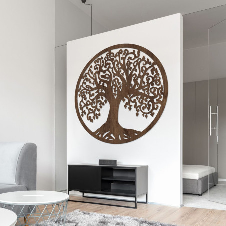Carved wooden wall decor tree of life - ARBOR
