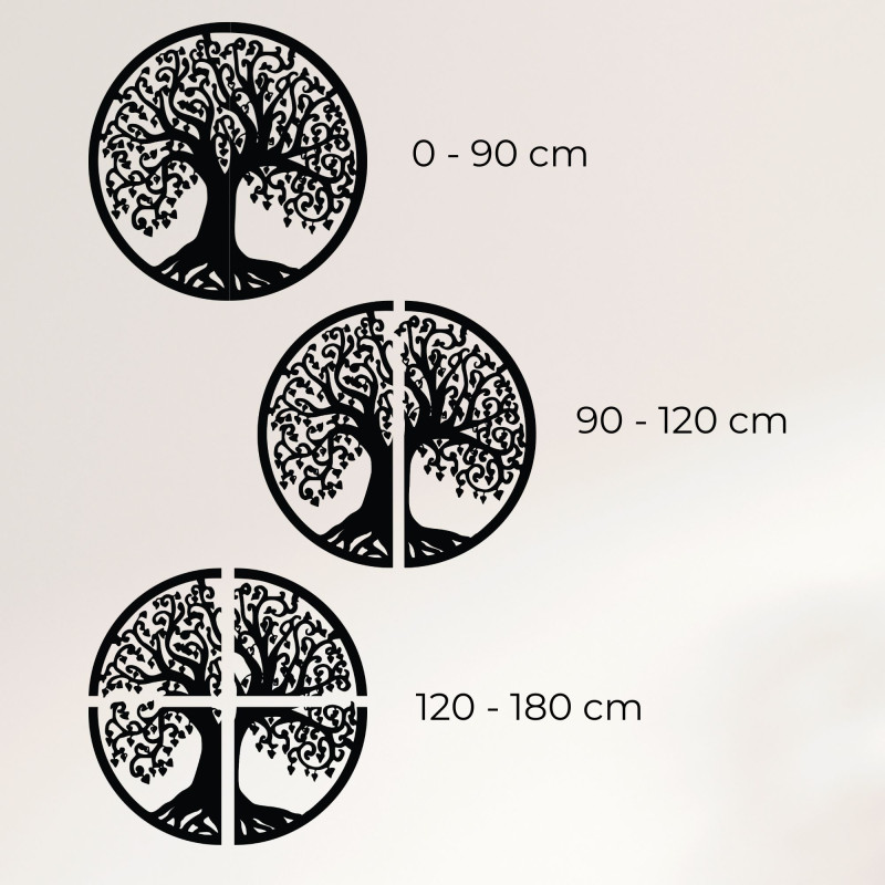 Carved wooden wall decor tree of life - ARBOR