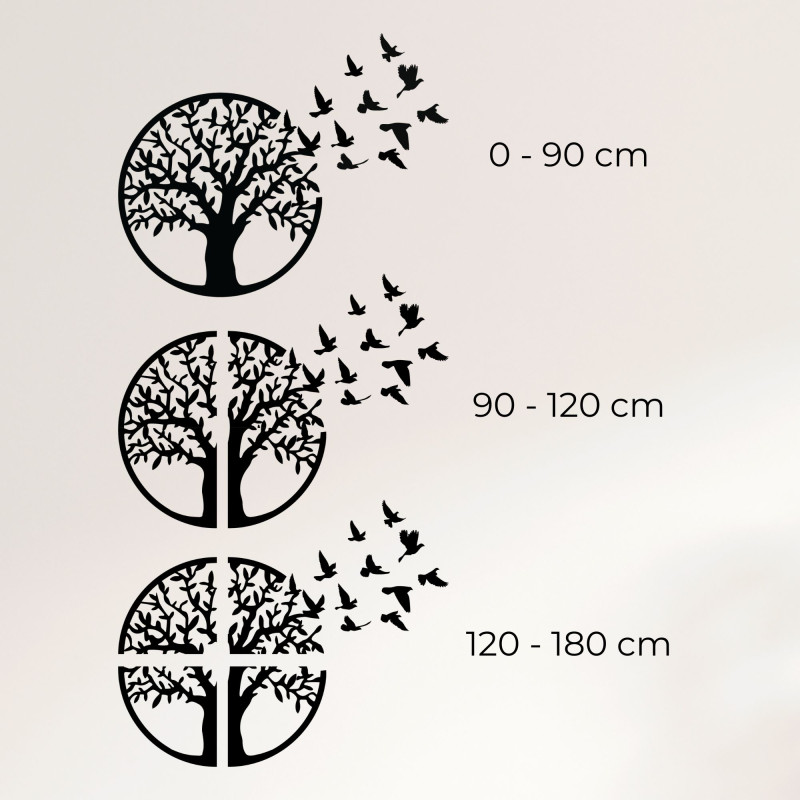 Wooden Wall Art Tree of Life: Rustic Home Decor Panel