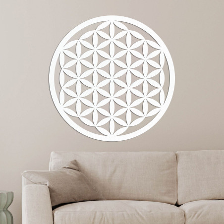 Wooden wall decoration mandala flower of life - VITAE