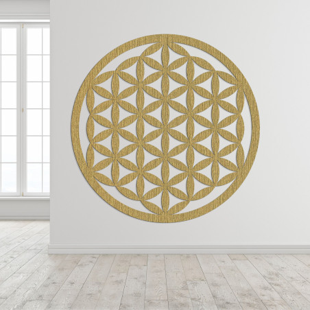 Wooden wall decoration mandala flower of life - VITAE