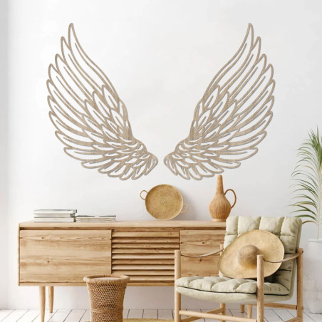 Wooden wall decoration angel wings - DIVINUS