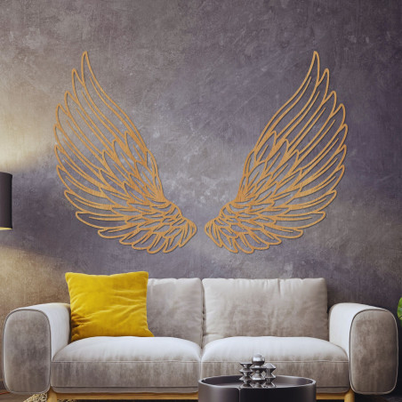 Wooden wall decoration angel wings - DIVINUS
