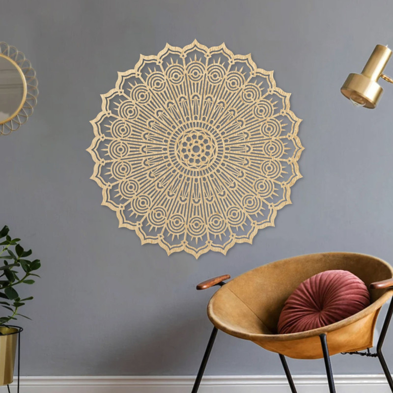 Healing mandala on the wall - Elegant...