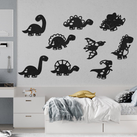 Wooden picture for children's room dinosaurs - TERESEK