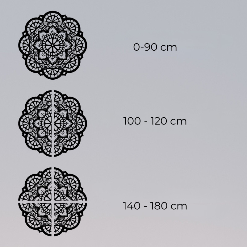 Wooden wall decoration mandala light - LUMINA