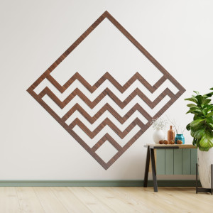 Geometric wall decoration square - SUQARE 2