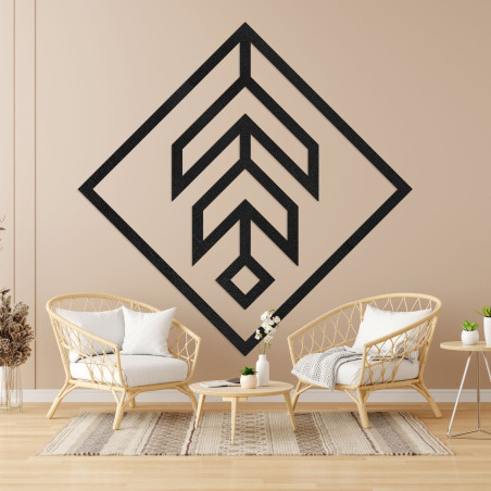 Geometric wall decoration square - SKAUKA