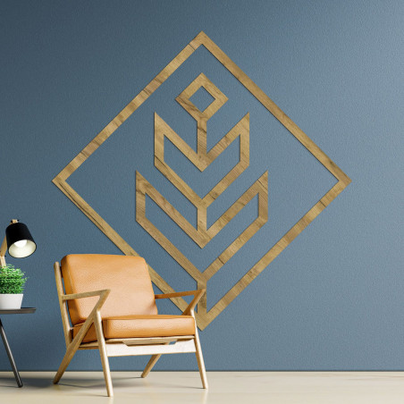 Geometric wall decoration square - SKAUKA