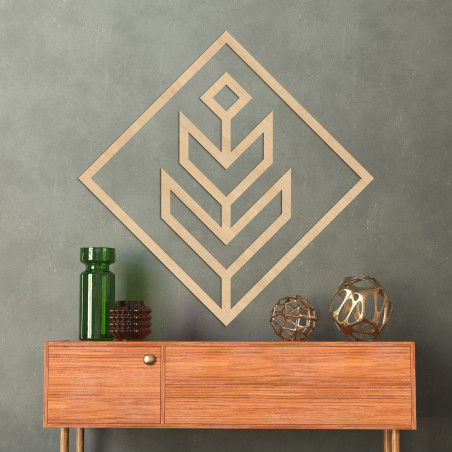 Geometric wall decoration square - SKAUKA