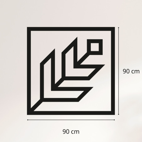 Geometric wall decoration square - SKAUKA