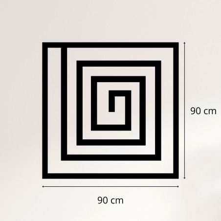 Wooden spiral decoration