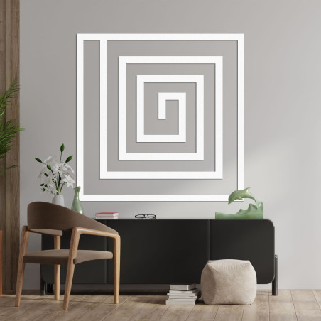 Wooden spiral decoration