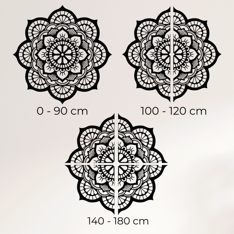 Natural wooden wall decoration in the shape of a blooming flower