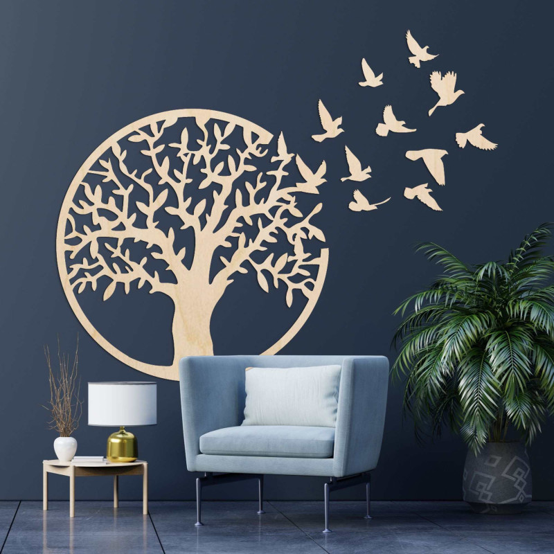 image tree of life flying birds