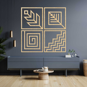 A four-piece wall painting that will perfectly fill your space 2