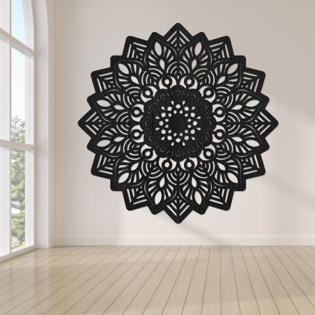 Wooden wall decoration mandala in the shape of the sun - IGNEUS Wooden wall decoration mandala in the shape of the sun - IGNEUS