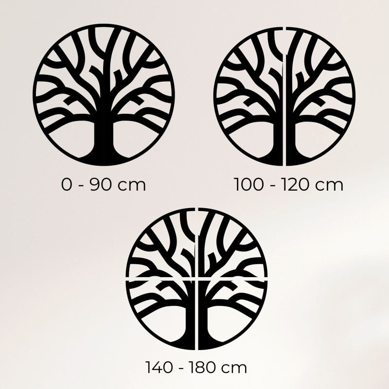 Elegant wooden wall decoration tree of life -...