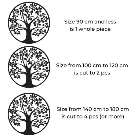 Wood decoration tree of life - MAKJAK