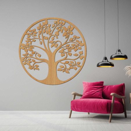 Wooden tree of life on the wall - DROTO
