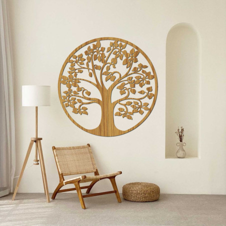 Wooden tree of life on the wall - DROTO