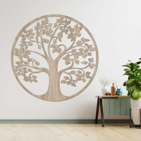 Wooden tree of life on the wall - DROTO