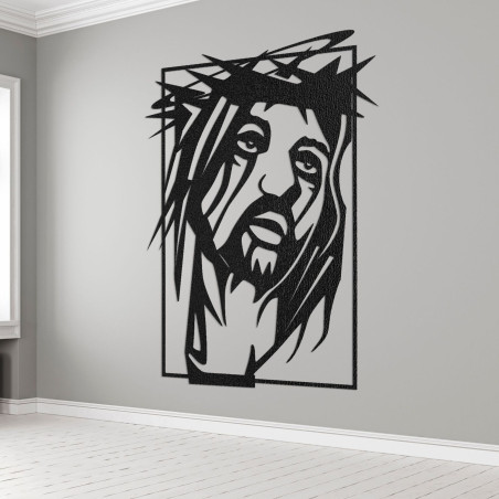 Wooden wall painting Jesus Christ - FAITHO