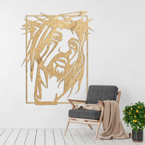 Wood decoration Jesus Christ - FEIGHTO