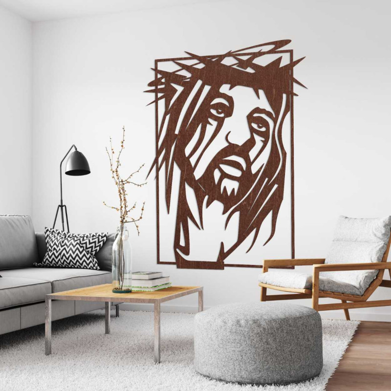 Wood decoration Jesus Christ - FEIGHTO