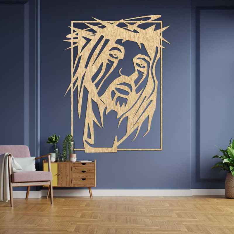 Wood decoration Jesus Christ - FEIGHTO