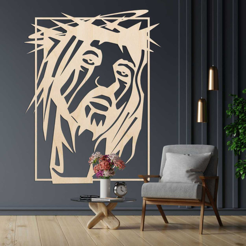 Wood decoration Jesus Christ - FEIGHTO