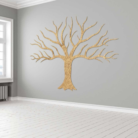 The minimalist wooden Tree of Life will give your interior an elegant natural look.