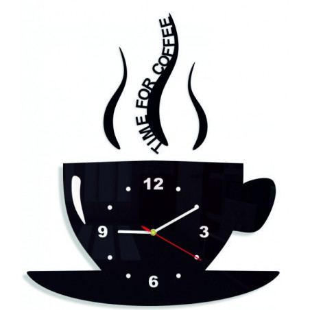 Modern wall clock made of plexiglass. Trendy wall clock as a gift. X-momo clock. PMMA Modern wall clock made of plexiglass. Trendy wall clock as a gift. X-momo clock. PMMA