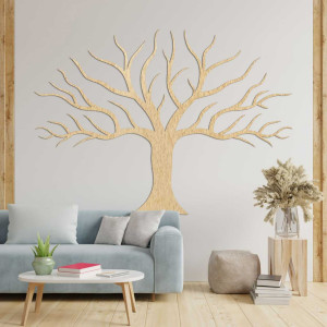The minimalist wooden Tree of Life will give your interior an elegant natural look. 2