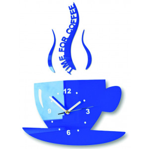 Modern wall clock made of plexiglass. Trendy wall clock as a gift. X-momo clock. PMMA 2
