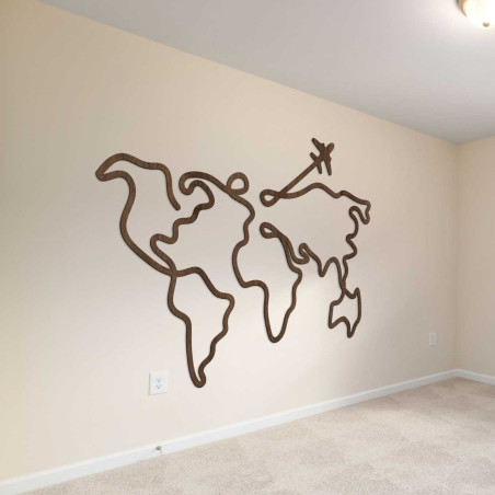 Wooden wall map - LOTAPO