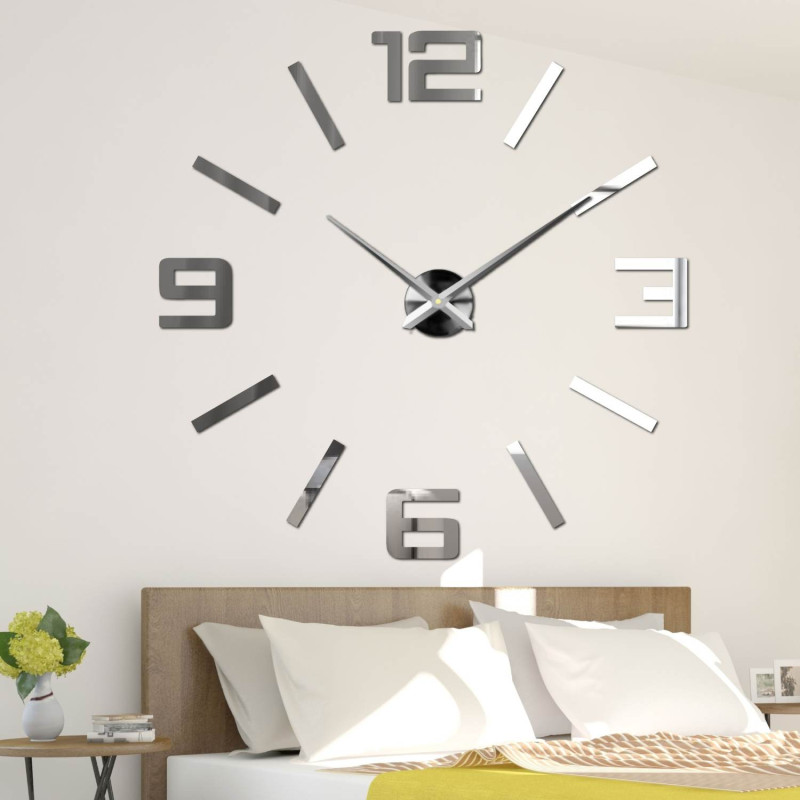 Stick-on wall clocks,luxury stent clocks,plastic clocks