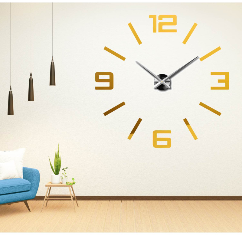 Stick-on wall clocks,luxury stent clocks,plastic clocks