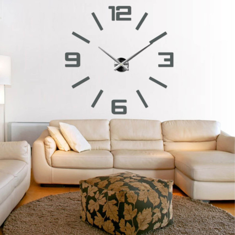 Stick-on wall clocks,luxury stent clocks,plastic clocks