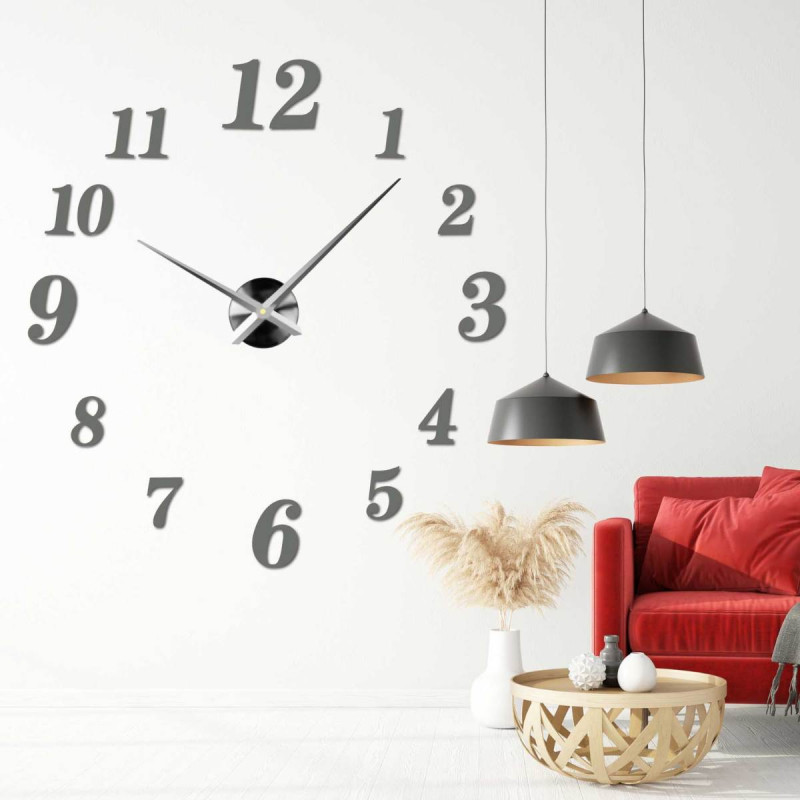 Modern clock as a painting
