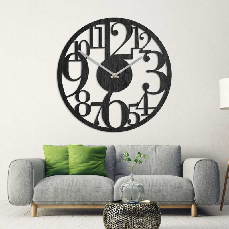 wall clock with large numbers